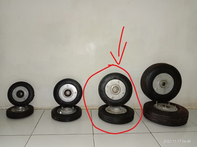 gambar Roda Ban Karet Full Troli 8 inch (8") ke-2
