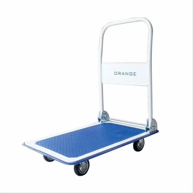gambar Troli Barang Lipat Orange Roda 4 P72/150kg - Kecil ke-3