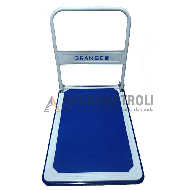 gambar Troli Barang Lipat Orange Roda 4 P92/300kg - Jumbo ke-1