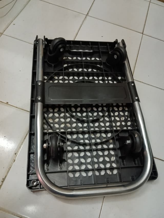 gambar Troli Lipat PVC Roda 4 P55/150kg - Kecil ke-4