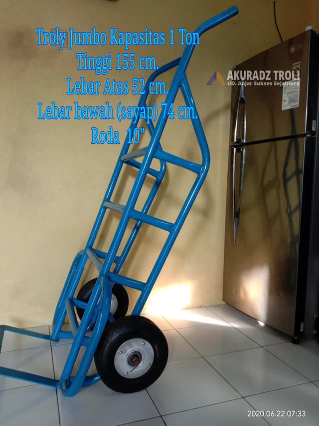 gambar Troli Barang Lurus T155 - Jumbo ke-2