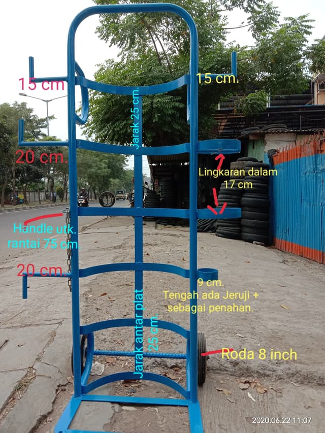 gambar Troli Proyek Lengkung T160 - Jumbo ke-2