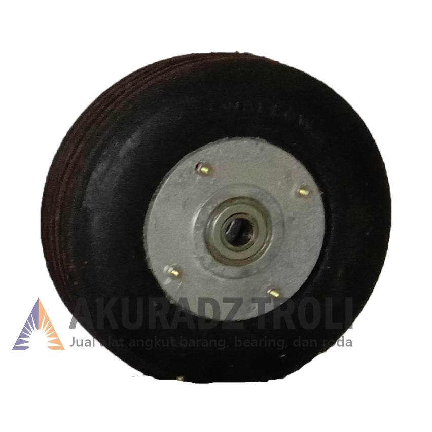 Roda Ban Karet Full Troli 10 inch (10") - gambar 1