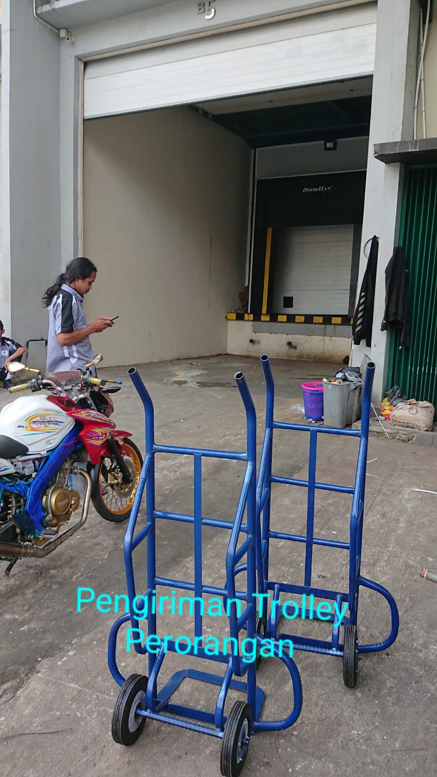 Troli Barang Lurus T127 - Besar - gambar 2